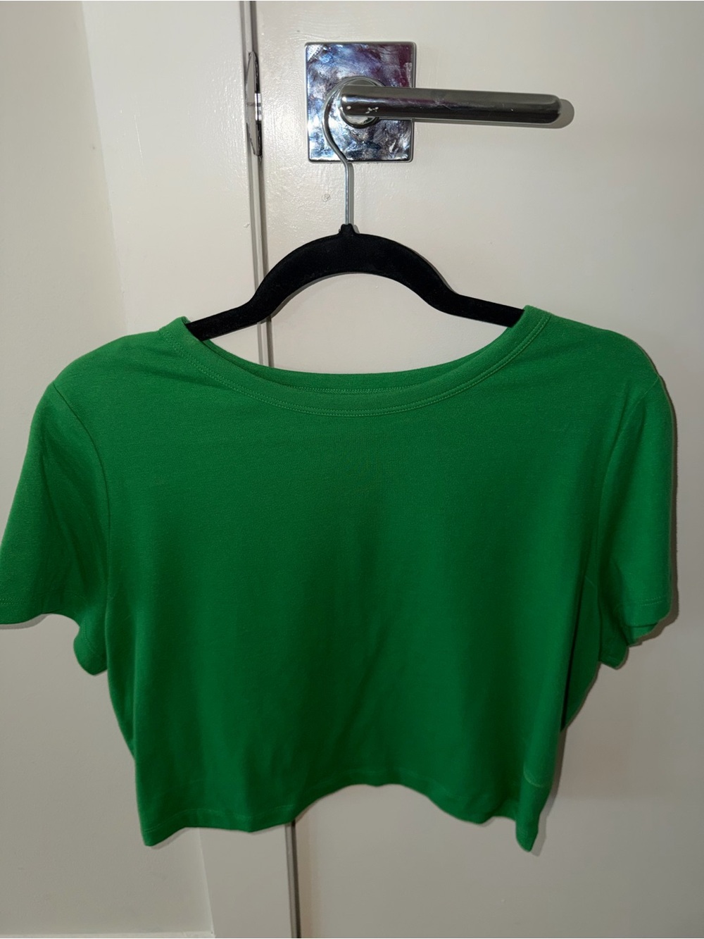 wild fable Bright Green Crewneck Crop Tee